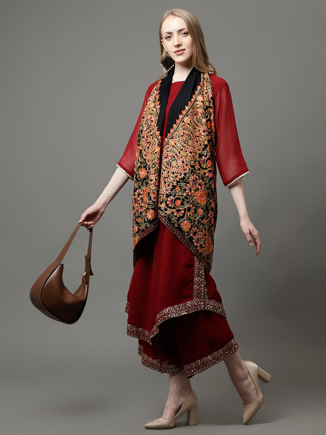 The Aari Embroidery Shawl