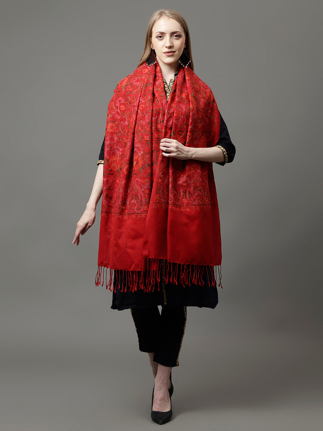 The Aari Embroidery Shawl
