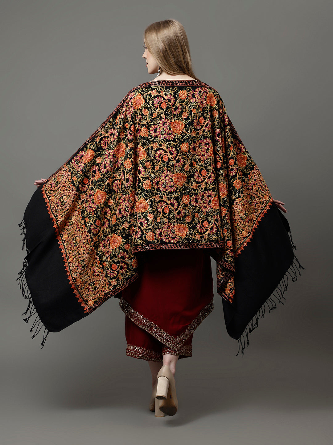 The Aari Embroidery Shawl