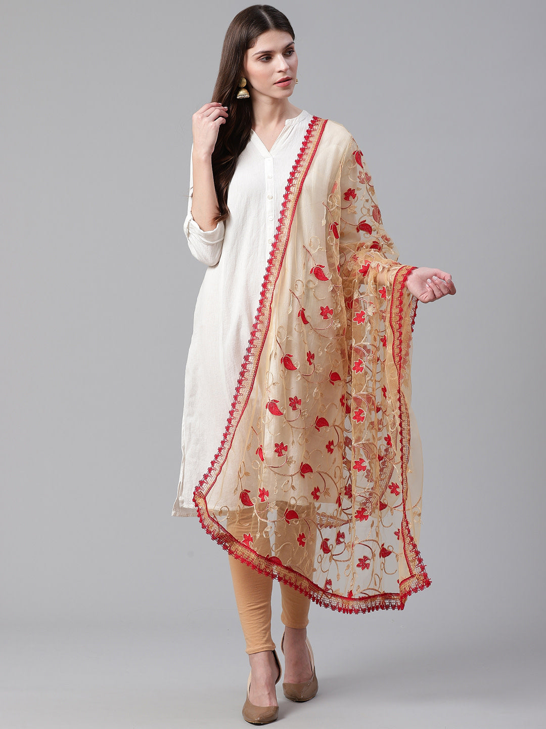 Women's Net Dupatta