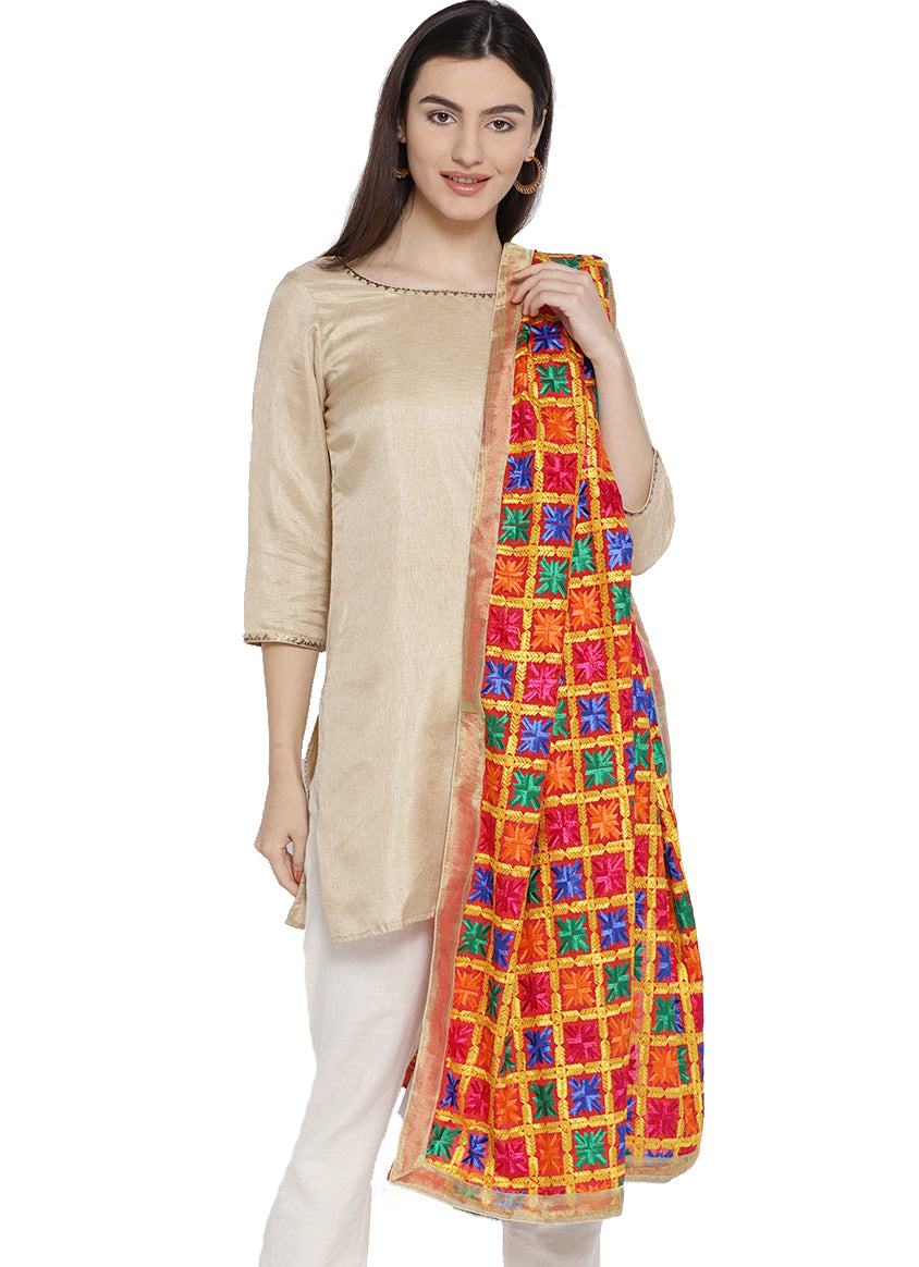 The Heavy Phulkari Dupatta
