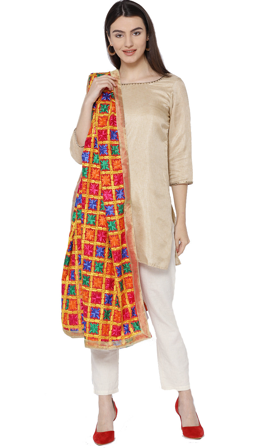 The Heavy Phulkari Dupatta