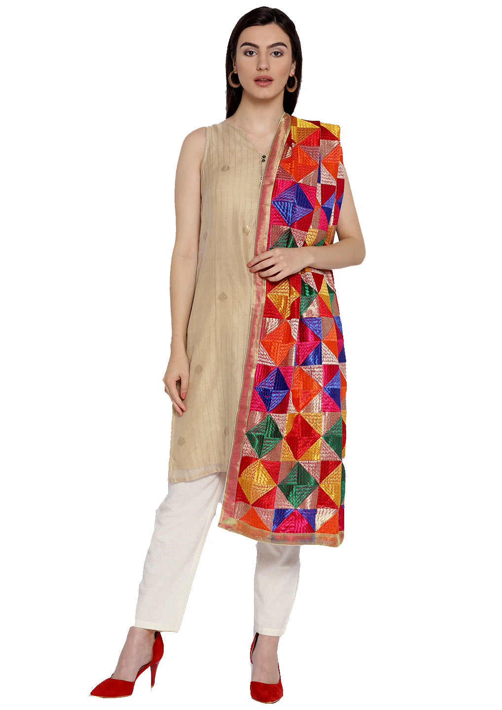 The Heavy Phulkari Dupatta