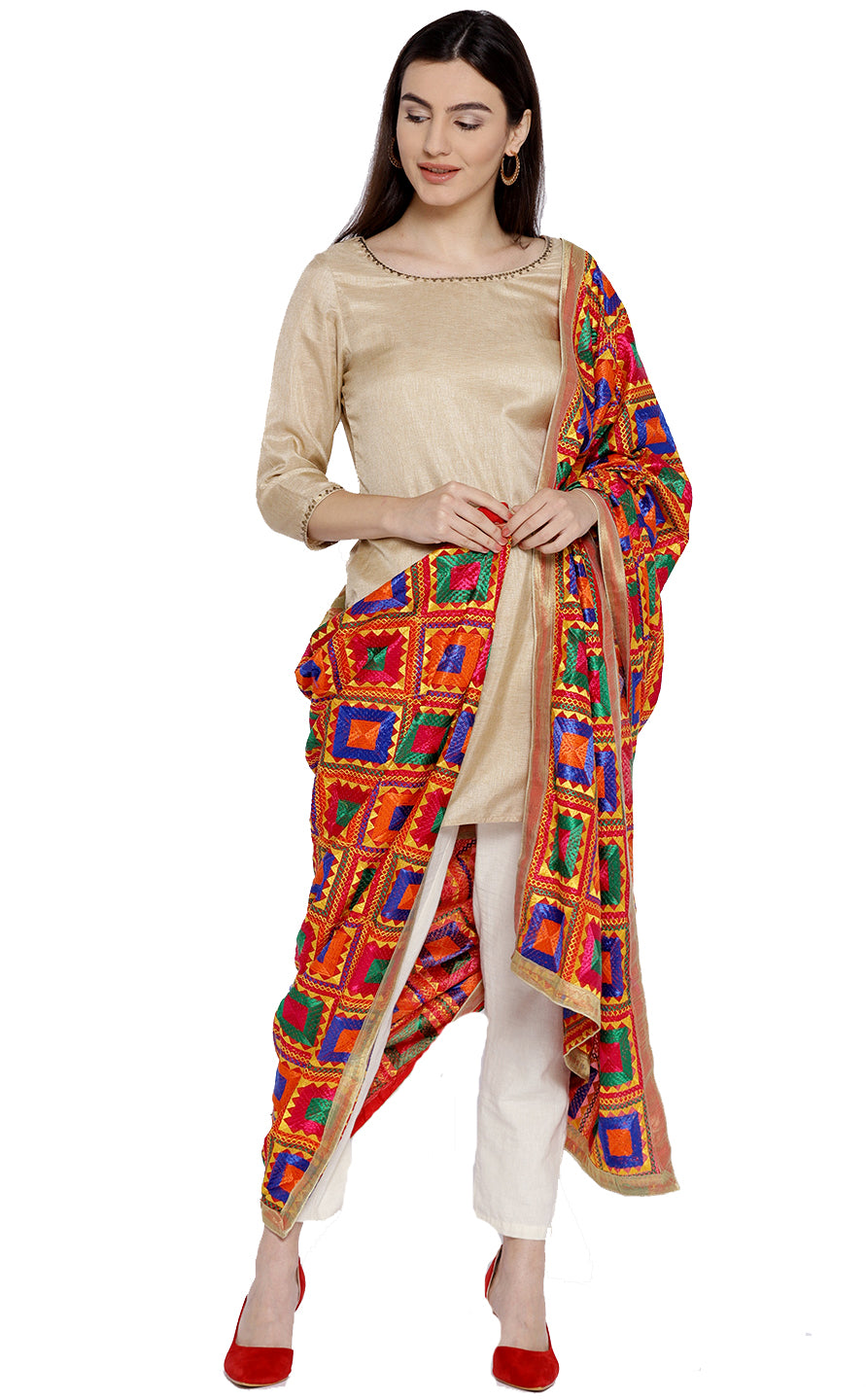 The Heavy Phulkari Dupatta