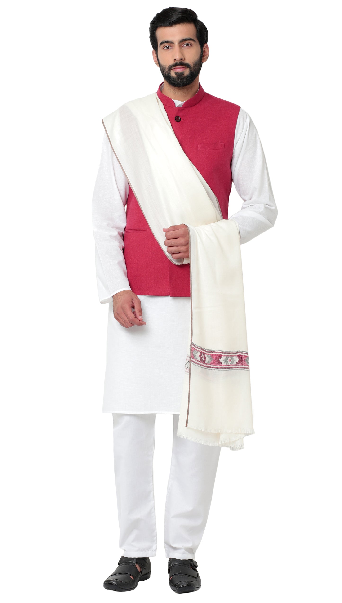 Men's Woven Kullu Design