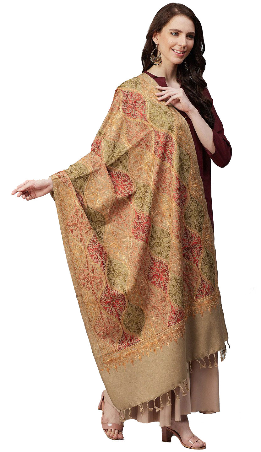 Women's Matka Embroidered Stole