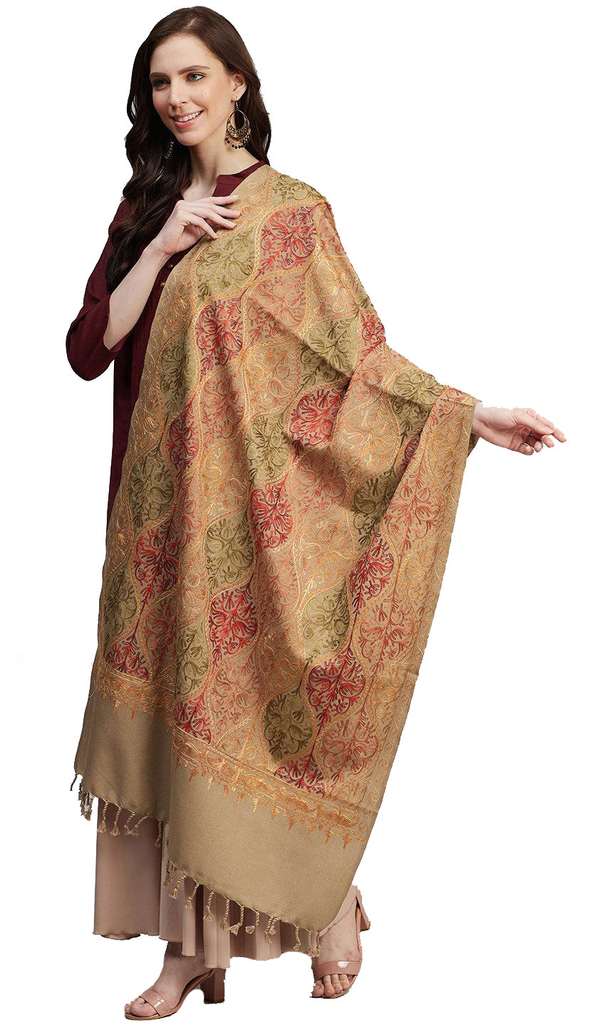 Women's Matka Embroidered Stole