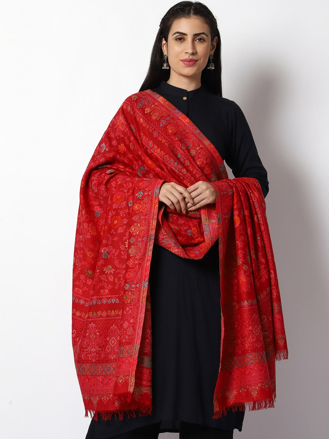 Women Woven Wool Shawl