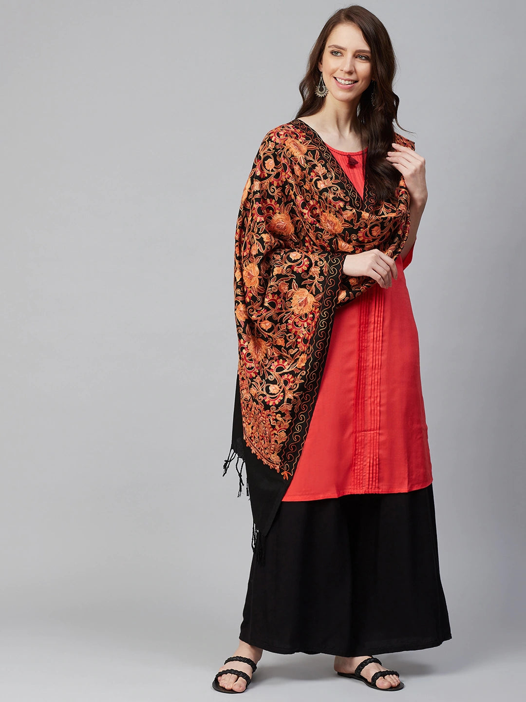 The Aari Embroidery Shawl