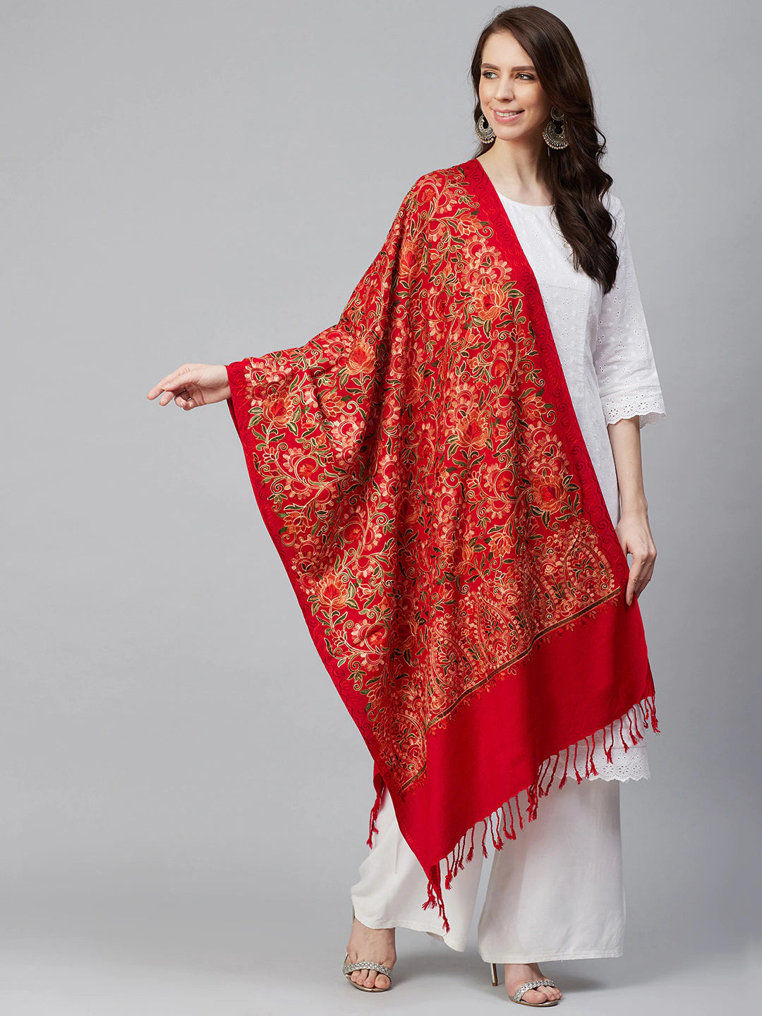 The Aari Embroidery Shawl