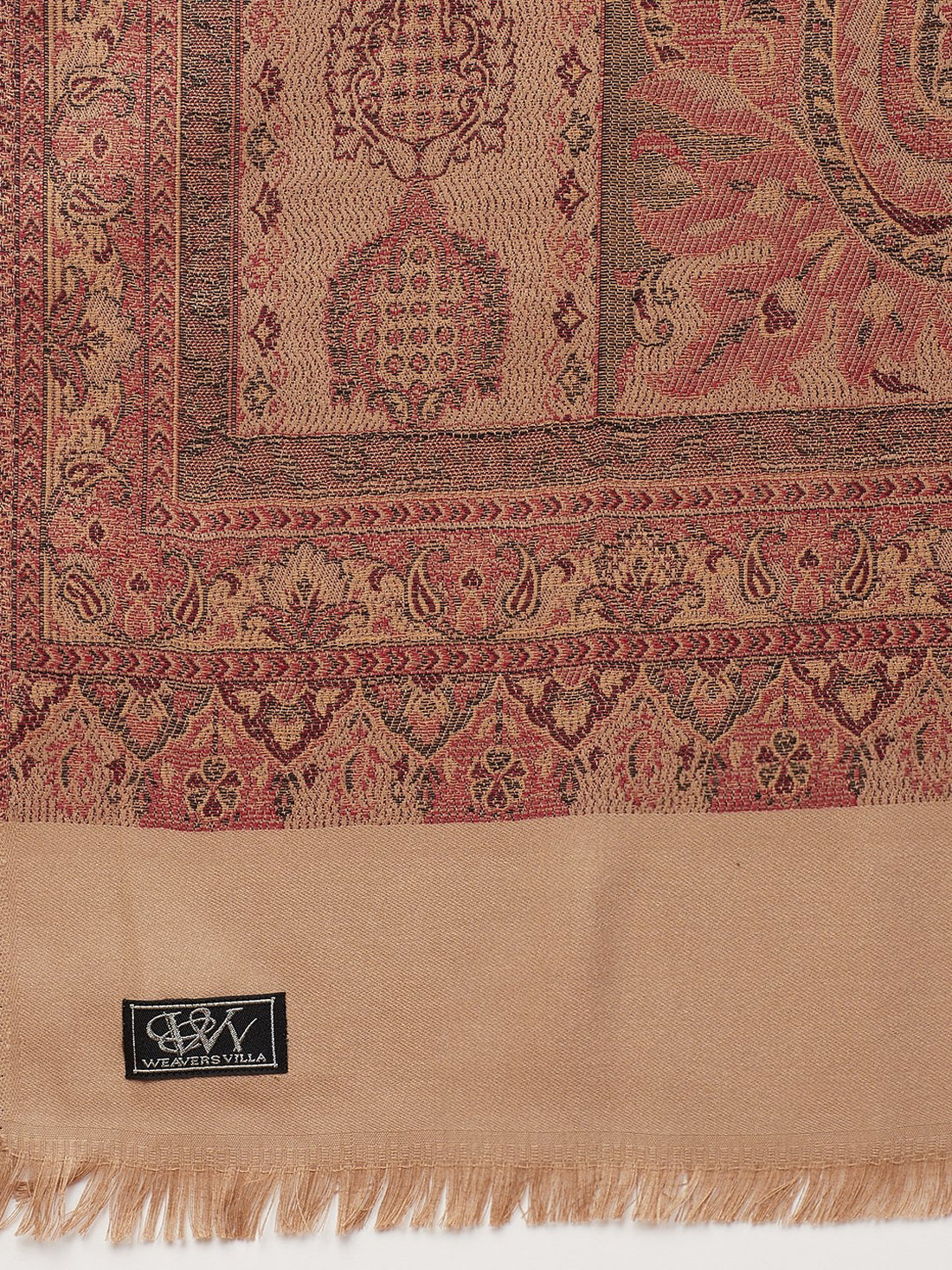 Women's Acro Wool Blend Woven Kashmiri Shawls