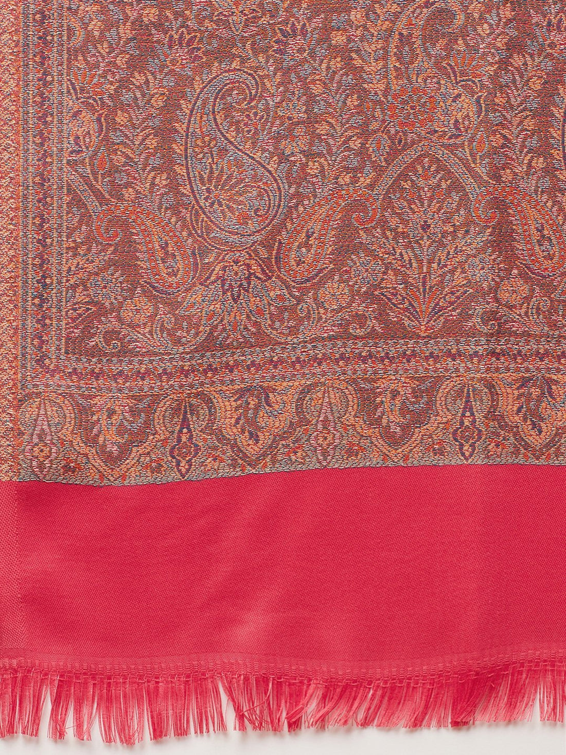 Women's Acro Wool Blend Woven Kashmiri Shawls