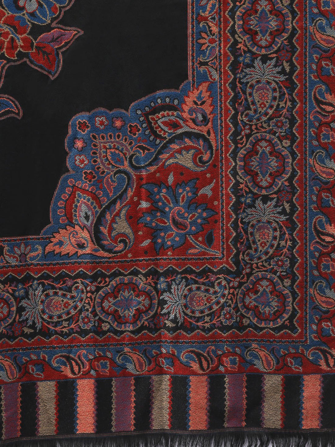 Women's Acro Wool Blend Woven Kashmiri Shawls