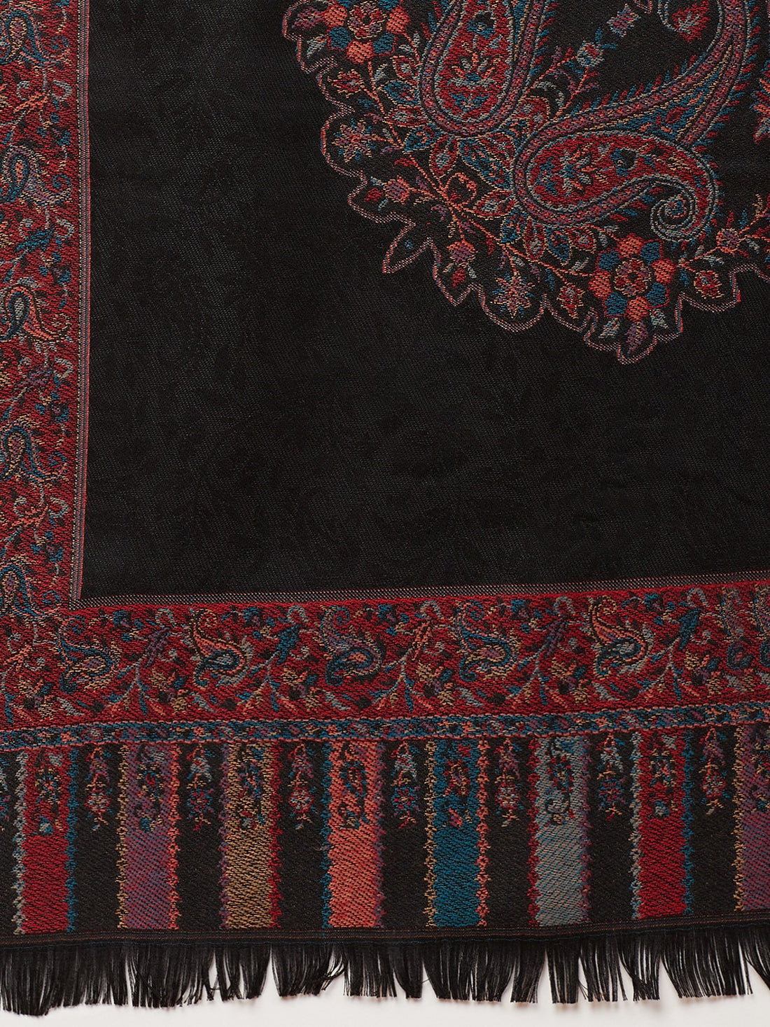 Women's Acro Wool Blend Woven Kashmiri Shawls