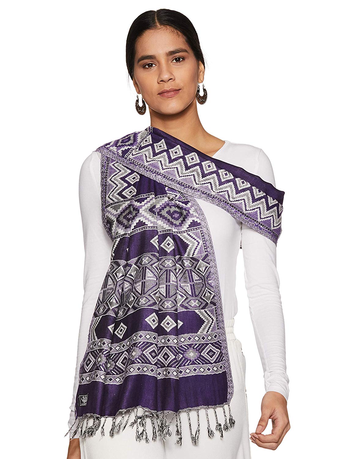 Viscose Kaju Buty Design Stole