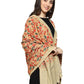 Women Aari Embroidered Shawl