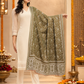 Elegant Paisley Shawl with Gift Box — Mehandi Pastel