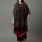 Women White Woven Shawl
