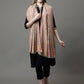Women White Woven Shawl