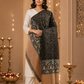 Elegant Paisley Shawl with Gift Box — Black Contrast