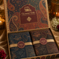 His & Her Jamawar Gift Set — Navy Blue & Black