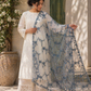 Women's Designer Net Dupatta with Intricate Embroidery
