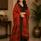 Weavers Villa Women's Acro Wool Kullu Palla Shawl, 100cm X 200cm