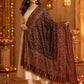 Elegant Paisley Shawl with Gift Box — Black Kani