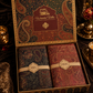 His & Her Jamawar Gift Set — Black & Maroon