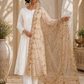 Women's Designer Net Dupatta with Intricate Embroidery