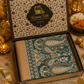 Elegant Paisley Shawl with Gift Box — New Green Contrast