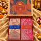 Beige and Rose Paisley Shawl Gift Box Set For Men & Women