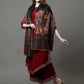 Women's Acro Wool Blend Digital Print Design Woven Shawl