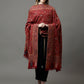 Women White Woven Shawl