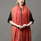 Women White Woven Shawl