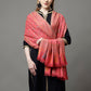Women White Woven Shawl