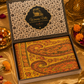 Elegant Paisley Shawl with Gift Box — Mustard Kani