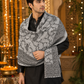 Weavers Villa His & Her Premium Stole Gift Box for Men & Women | Couple Stoles/Shawl/Wrap Set of 2 | Festive, Wedding, Anniversary & Special Occasion Gift