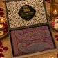 Elegant Paisley Shawl with Gift Box — Maroon Kani