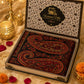 Elegant Paisley Shawl with Gift Box — Black Kani