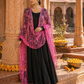 Women's Designer Net Dupatta with Intricate Embroidery