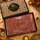 Maroon pashmina wool shawl with premium gift box by Weavers Villa