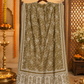 Elegant Paisley Shawl with Gift Box — Mehandi Pastel