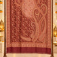 Wine and Red Paisley Shawl Gift Box Set For Men & Women
