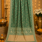 Elegant Paisley Shawl with Gift Box — New Green Contrast