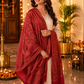 His & Her Jamawar Gift Set — Black & Maroon
