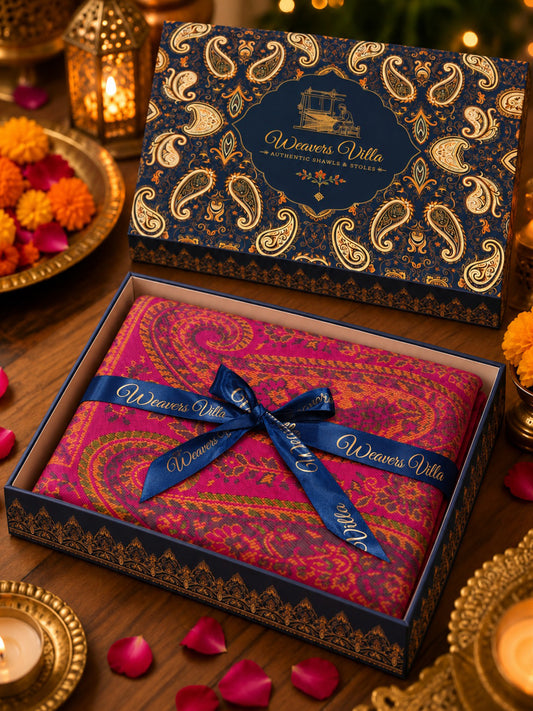 Elegant Paisley Shawl with Gift Box — Rani Kani