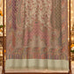 Beige and Pista Paisley Shawl Gift Box Set For Men & Women
