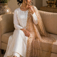 Women's Designer Net Dupatta with Intricate Embroidery