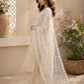 Women's Designer Net Dupatta with Intricate Embroidery